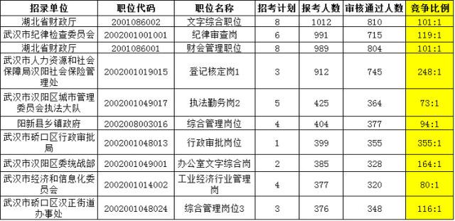 湖北省考公务员职位表2024年度概览及解析