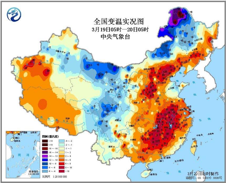 全国寒潮来袭，共筑温暖防线，积极应对大范围降温形势