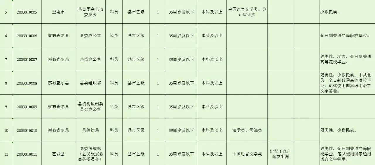 新疆国考专科职位表深度解析